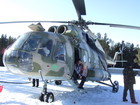 When we were skiing, helicopter arrived. Probably it brings clients for heli-skiing which is popular in Kyrgyzstan mountains and Karakol ski-base is not exception for this.