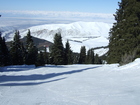 This is the one of many routes that go from "Panorama" peak. You can go different ways to reach this point and this route. This skiing route was projected especially for giant slalom and you can see far down the end of this descent.