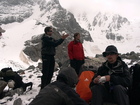 Having a stopping not far from the bottom of Djigit peak we started to discuss our plans. Most of group members were skeptical about the further moving because of the bad weather and bad snow conditions. That was indeed risky to go to the deep slopes full of wet snow, moreover the clouds we coming more and more.